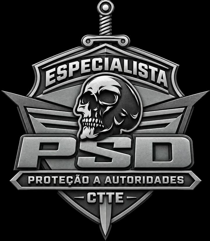 Brasão da Pós-graduação em Proteção a Autoridades e PSD